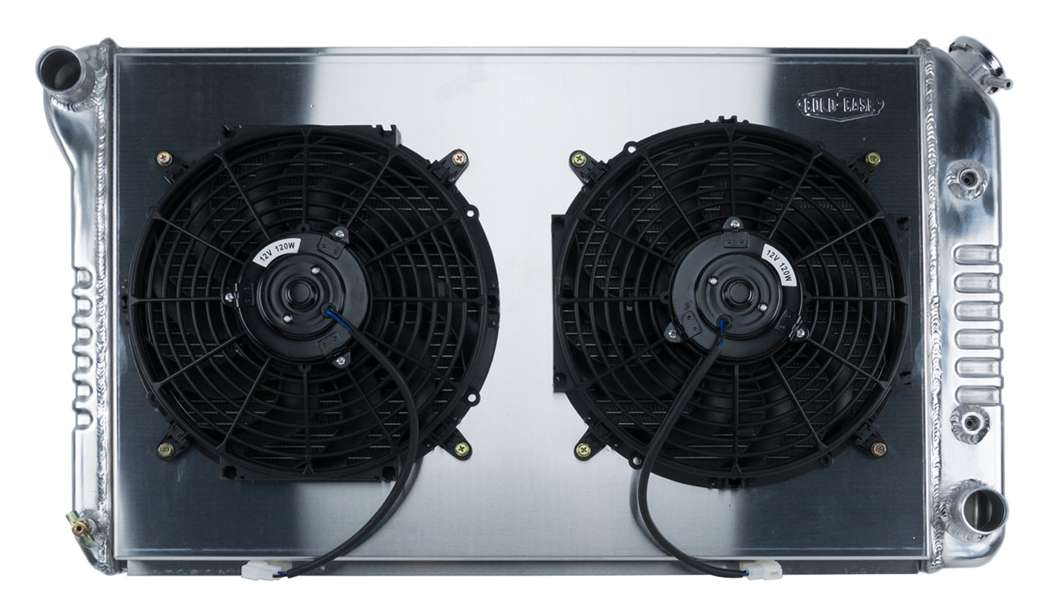 Firebird Radiator 70-81 Firebird Auto Transmission Aluminum And 12 Inch Dual Fan Kit Cold Case Radiators Radiator Kit COLD-CASE Radiators