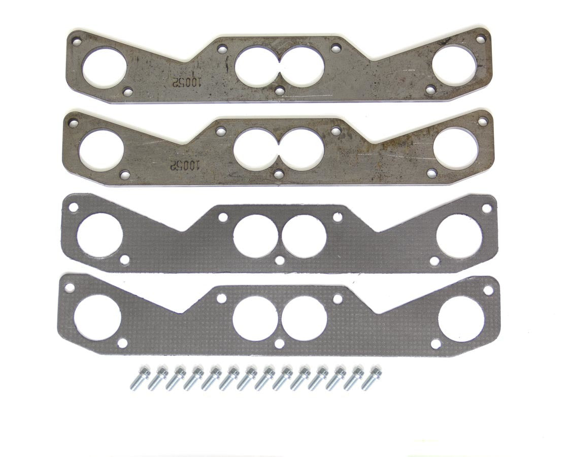 SB Chevy 1.875in Flanges Round Port Outer Flange Exhaust, Mufflers & Tips Hedman Hedders