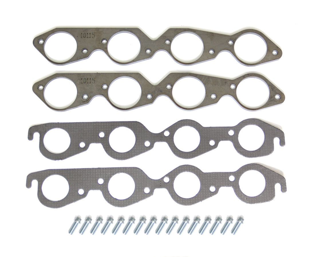 BB Chevy 2.5in Flanges Round Port Header Flanges Hedman Hedders