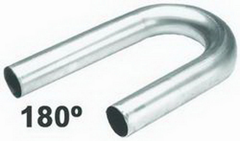U-Bend Mild Steel 3.000 x 6in Radius 18 Gauge Exhaust Pipe - Bends Hedman Hedders