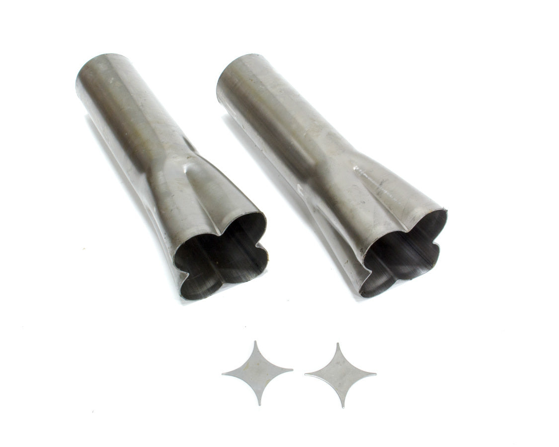 Weld-On Collectors 1-3/4in x 3in (Pair) Exhaust, Mufflers & Tips Hedman Hedders