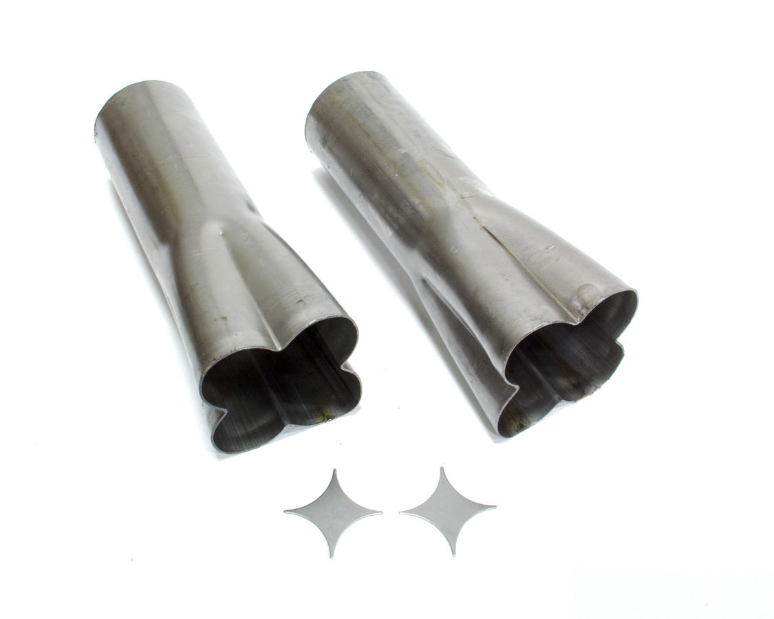 Weld-On Collectors 2in x 3-1/2in (Pair) Exhaust, Mufflers & Tips Hedman Hedders