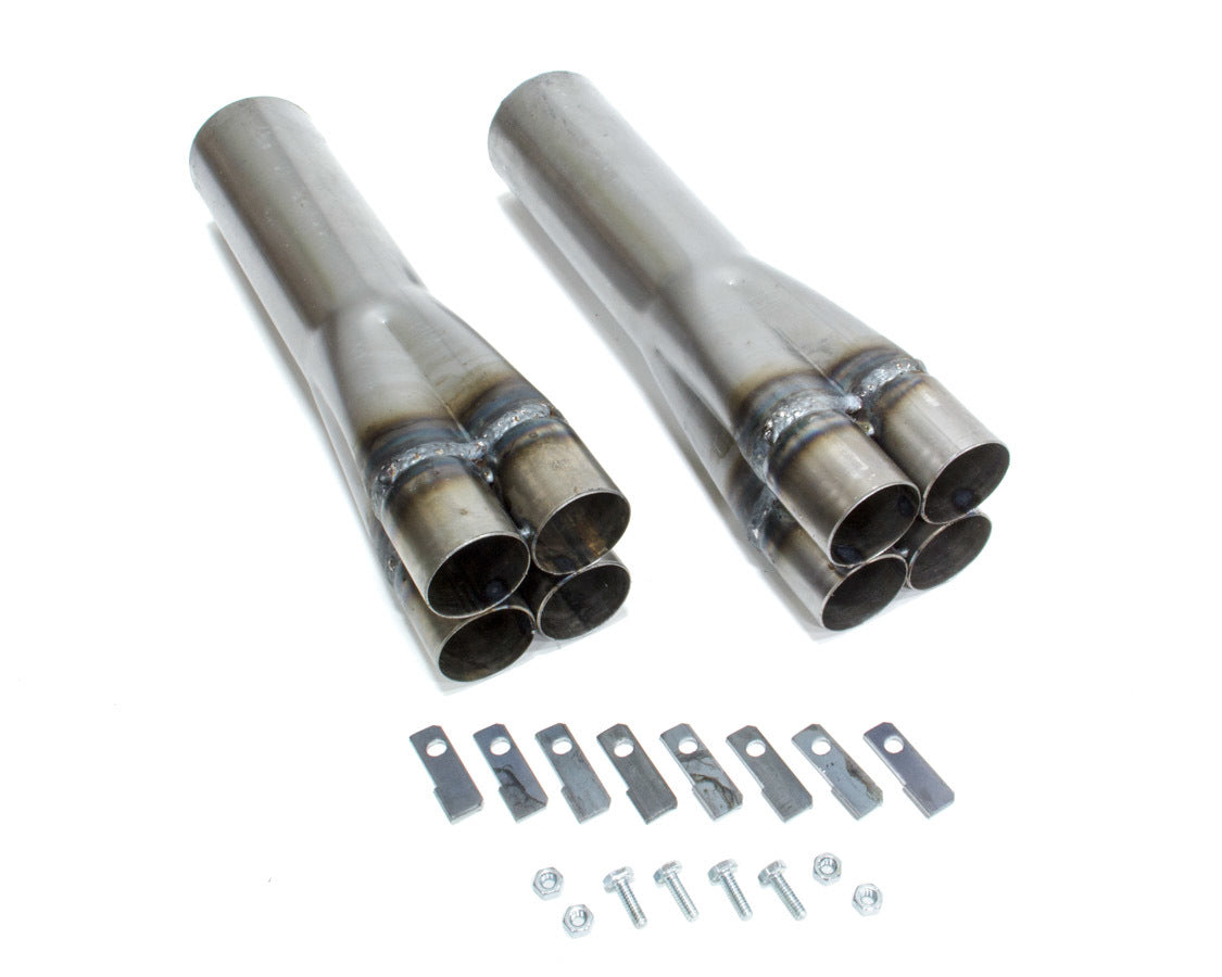 Slip-On Collectors 1-3/4in x 3in (Pair) Header Collectors and Components Hedman Hedders