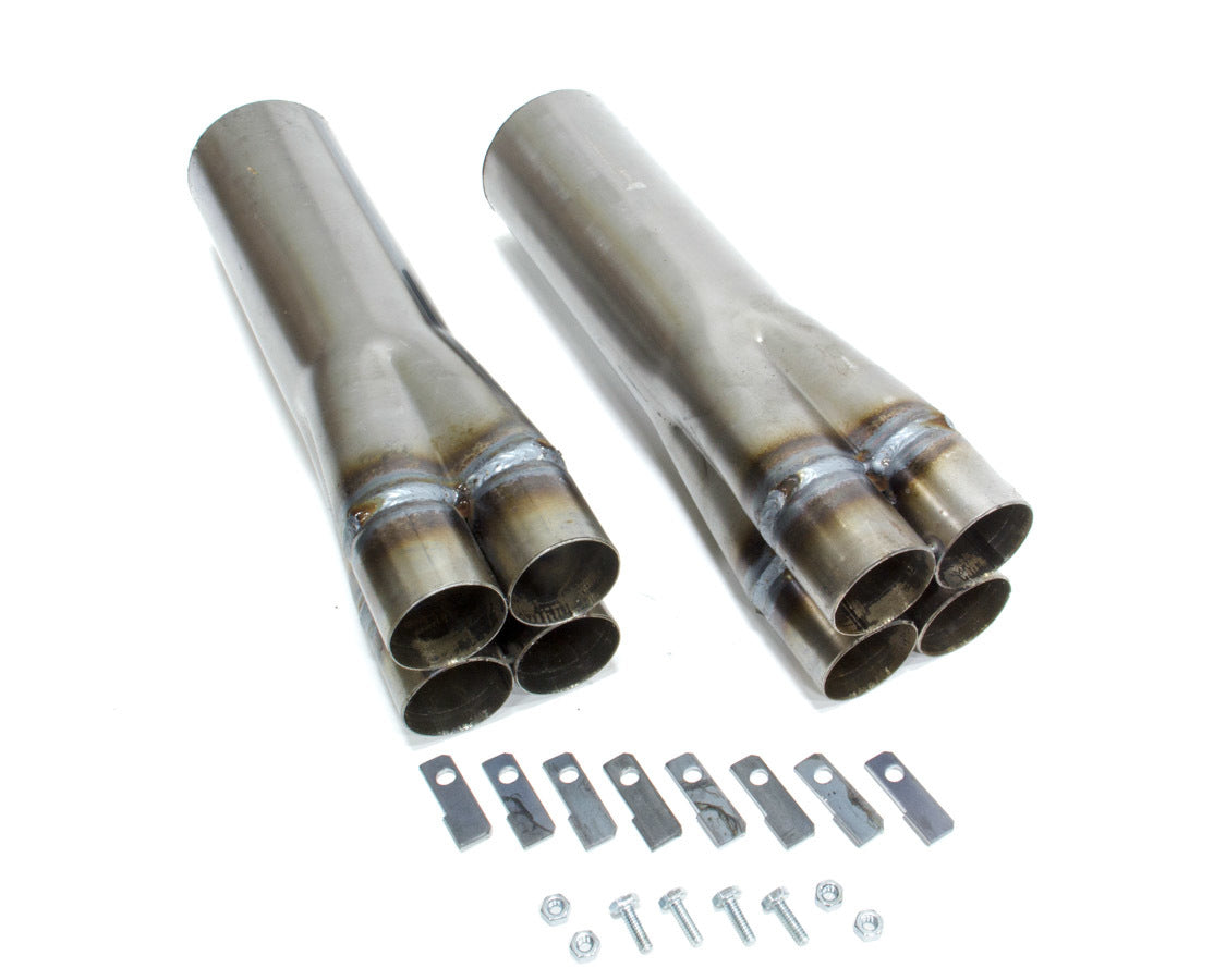Slip-On Collectors 1-7/8in x 3-1/2in (Pair) Exhaust, Mufflers & Tips Hedman Hedders