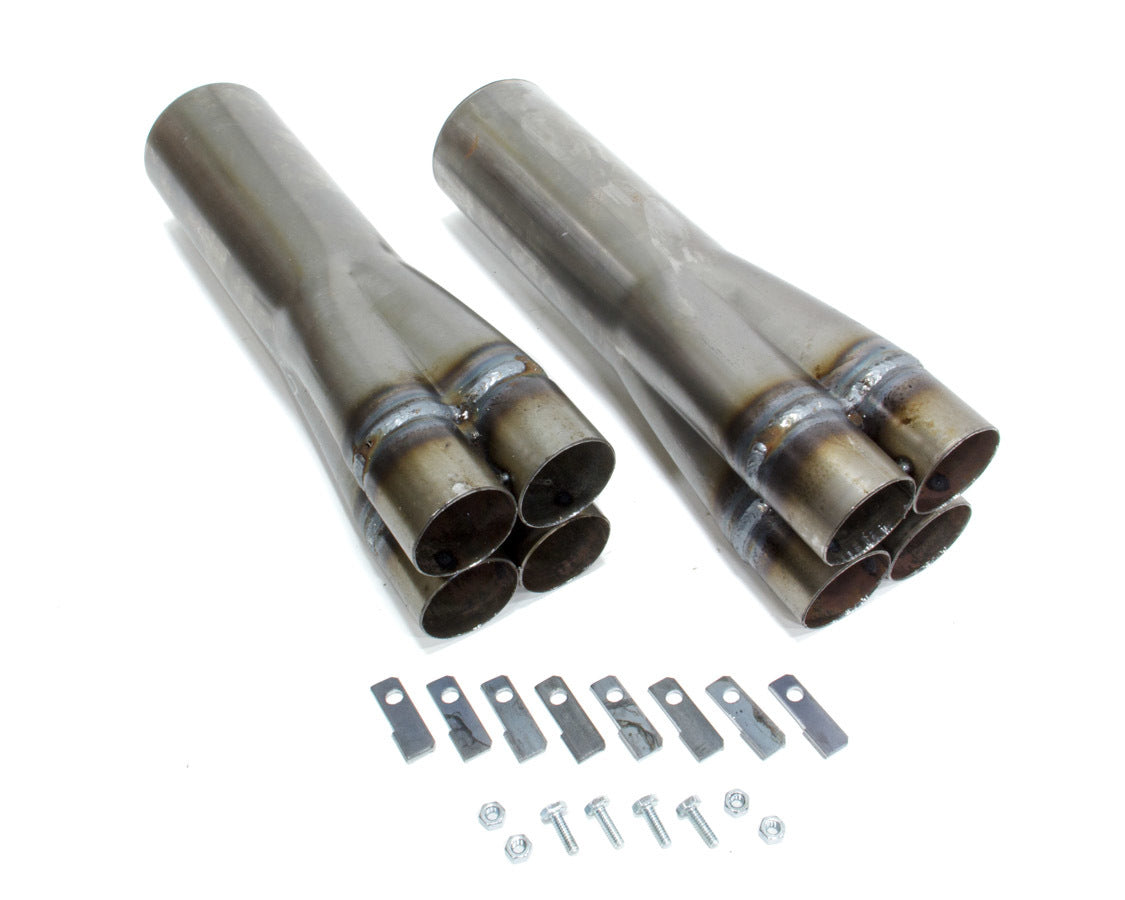 Slip-On Collectors 2in x 3-1/2in (Pair) Exhaust, Mufflers & Tips Hedman Hedders
