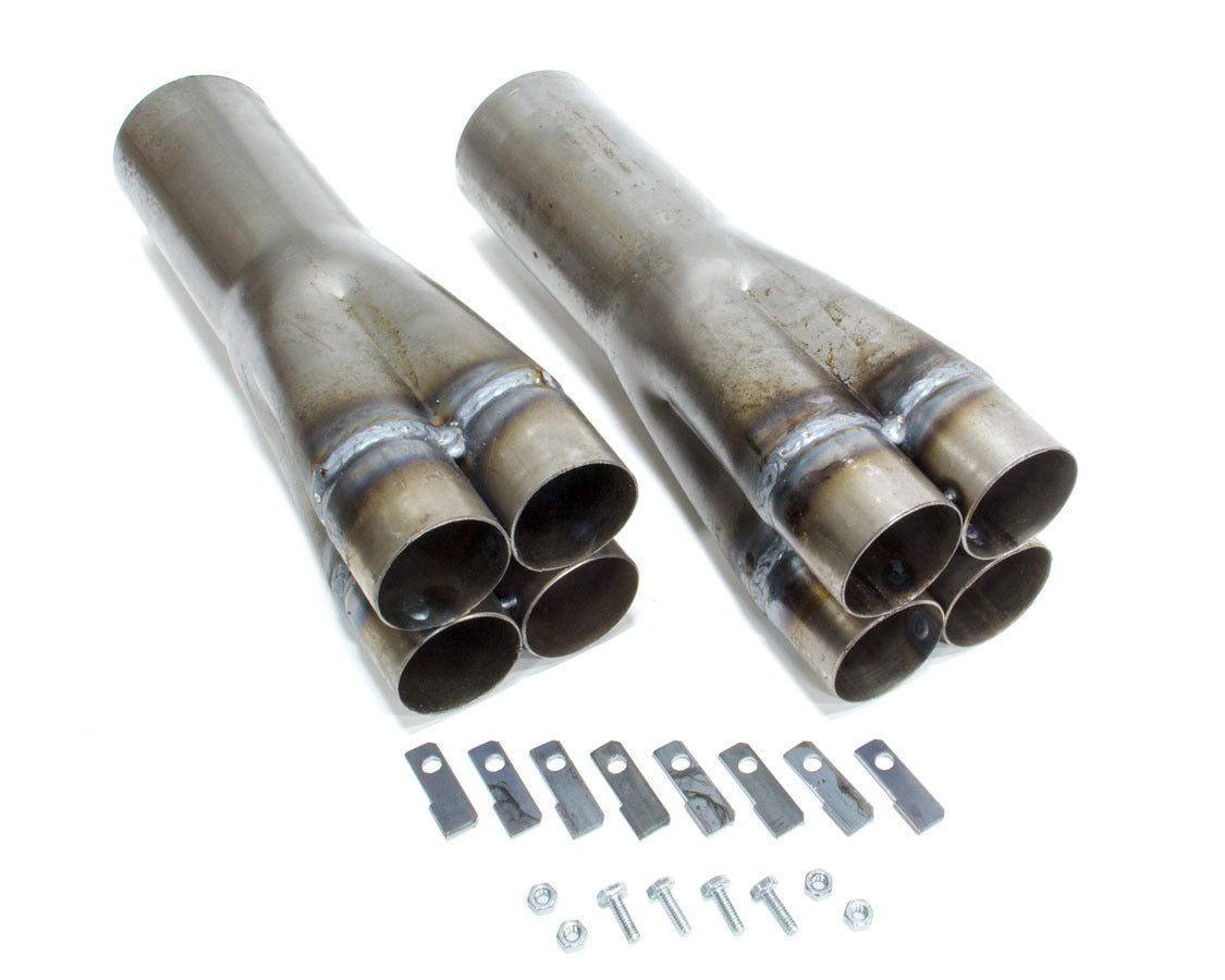 Slip-On Collectors 2-1/8in x 3-1/2in (Pair) Exhaust, Mufflers & Tips Hedman Hedders