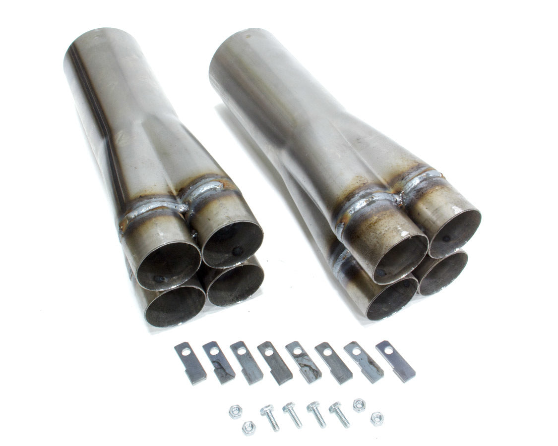 Slip-On Collectors 2-1/4in x 4in (Pair) Exhaust, Mufflers & Tips Hedman Hedders