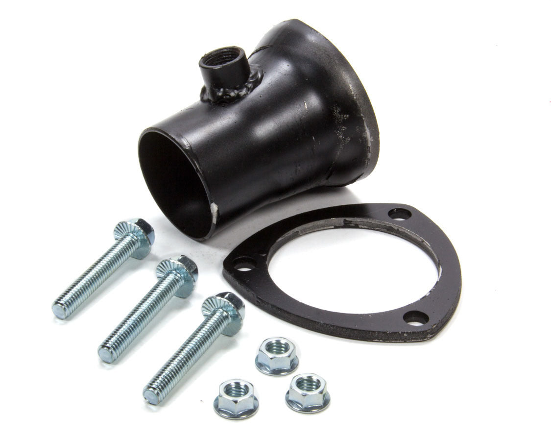 3in Ball & Socket Style Reducer w/O2 Sensor (1) Header Ball Flange Kits Hedman Hedders