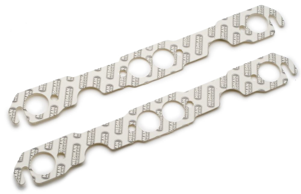 Header Gaskets - SBC Round Port Exhaust Header/Manifold Gaskets Hedman Hedders