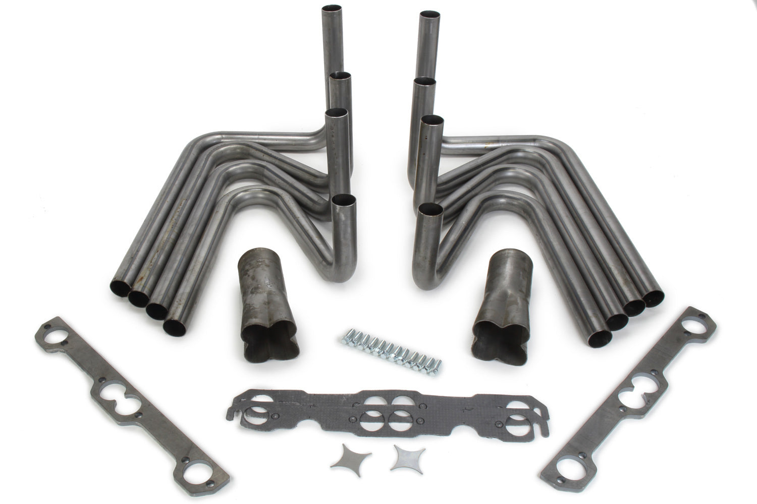 1-5/8in SBC Weld Up Kit- 3in Weld On Collector Headers Hedman Hedders