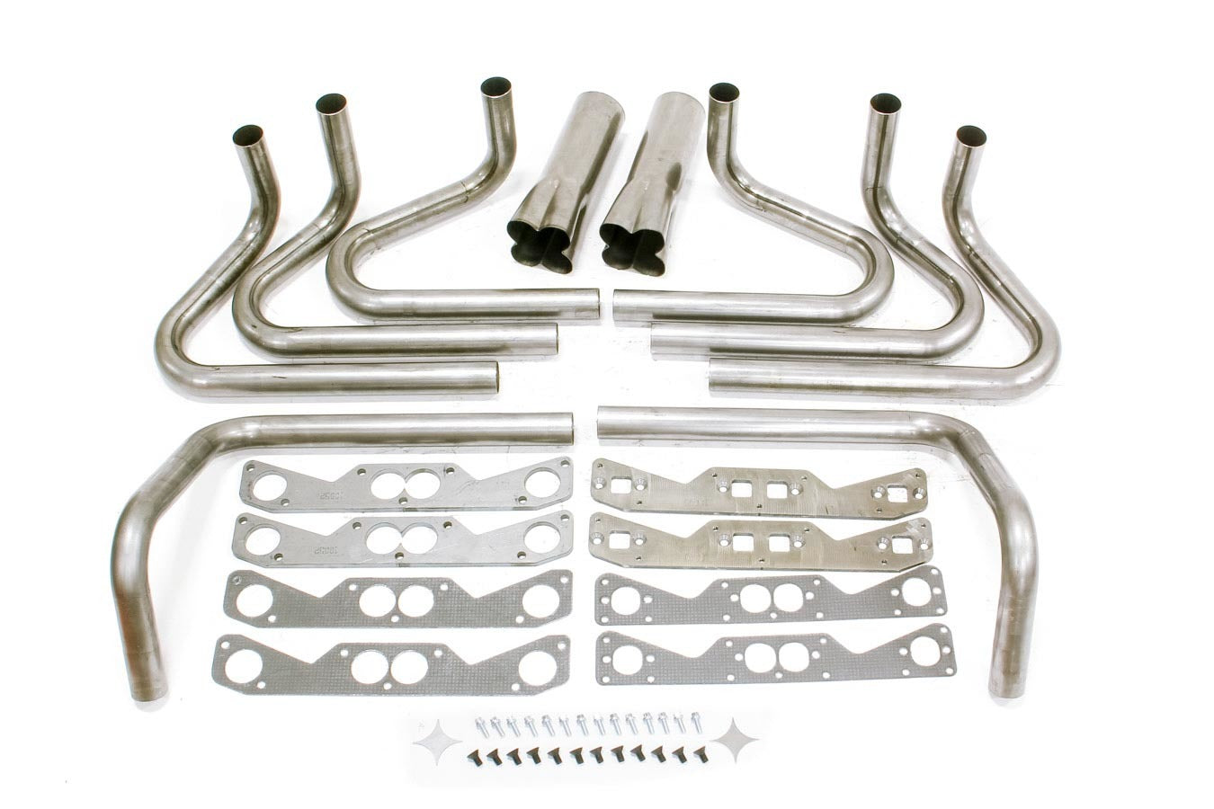 1-7/8in SBC Weld Up Kit- 3-1/2in Weld On Collecto Exhaust, Mufflers & Tips Hedman Hedders