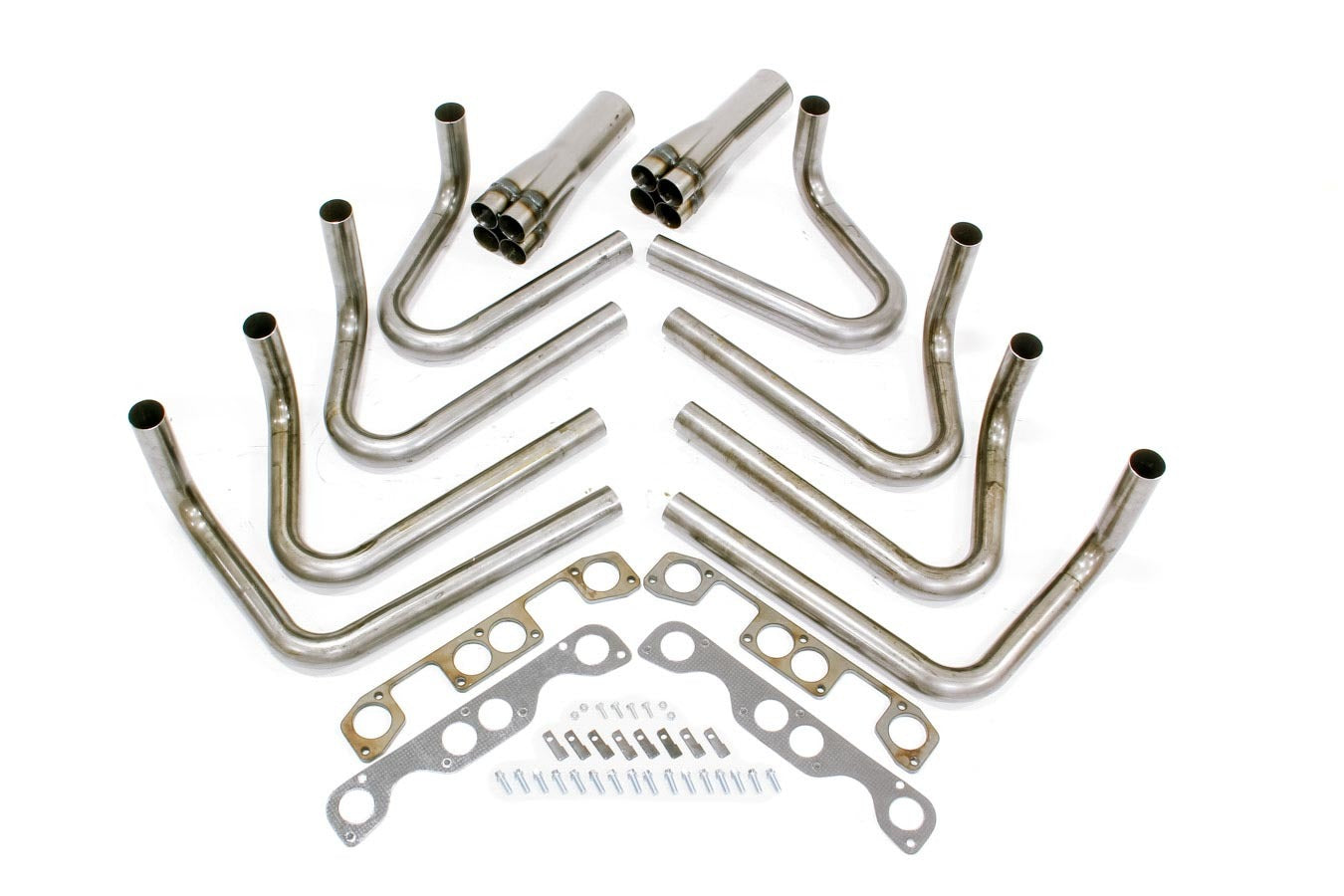 SBC Weld-Up Header Kit 2in Brodix Spread Port Headers Hedman Hedders
