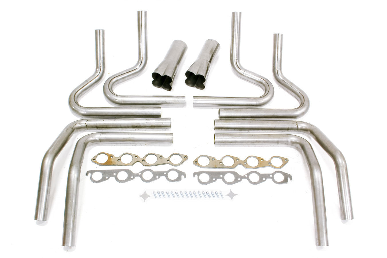 2-1/4in BBC Weld UP Kit- 4in Weld On Collector Exhaust, Mufflers & Tips Hedman Hedders