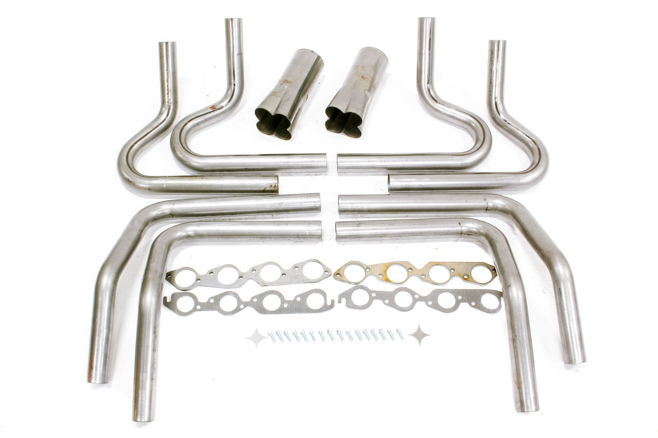 2-3/8in BBC Weld Up Kit- 4-1/2in Weld On Collecto Exhaust, Mufflers & Tips Hedman Hedders