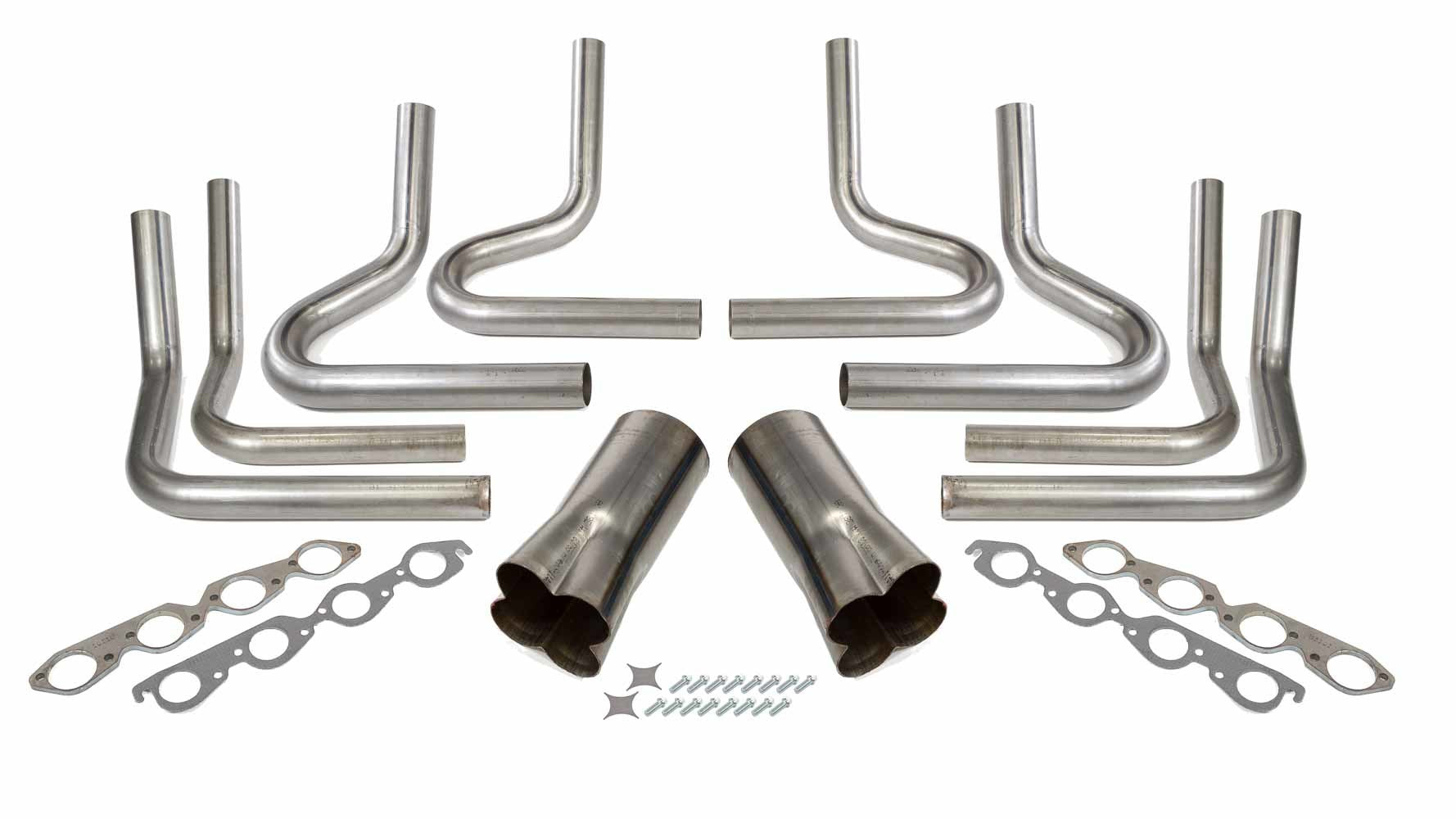 2-1/2in BBC Weld Up Kit- 5in Weld On Collector Exhaust, Mufflers & Tips Hedman Hedders