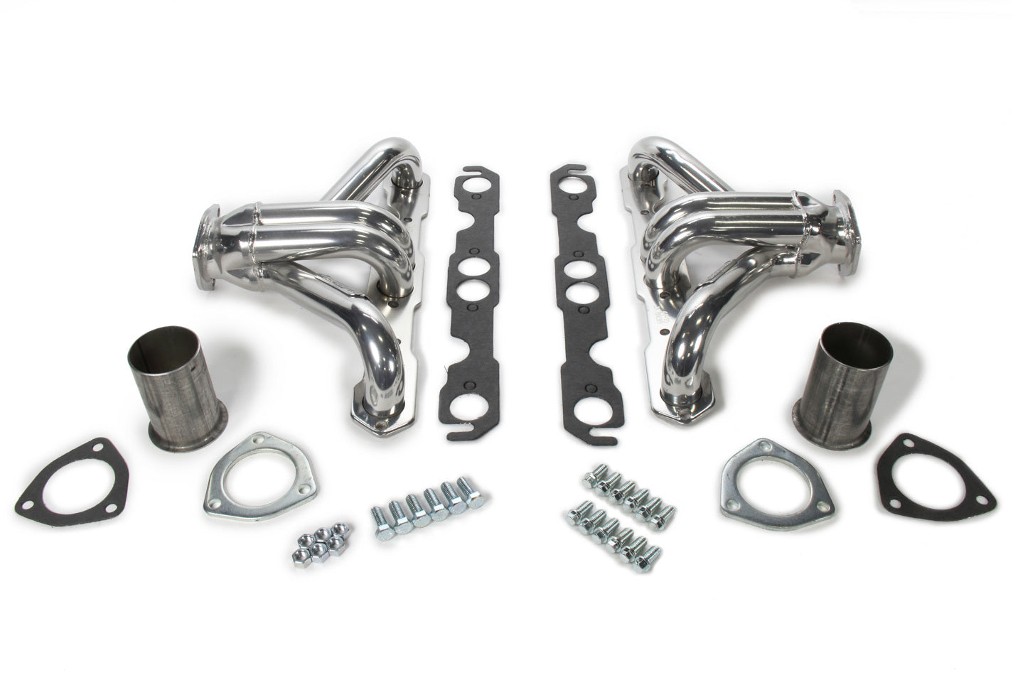 SBC Street Rod Headers Ceramic Coated Headers Hedman Hedders