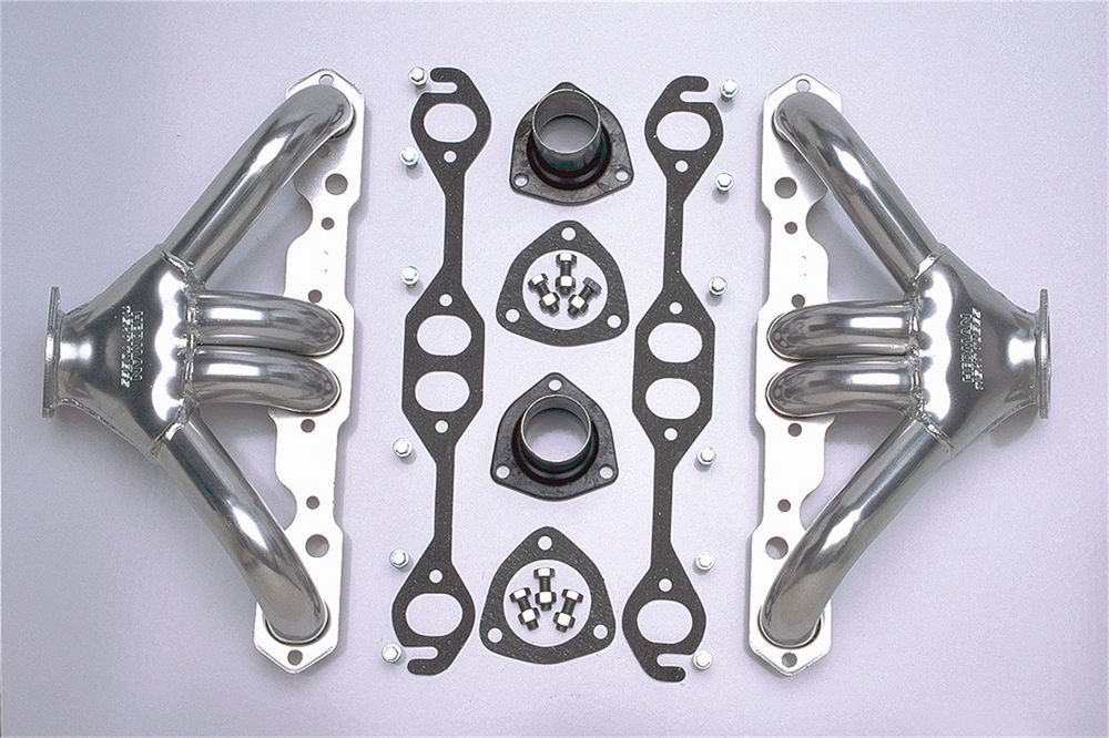 Coated SBC Street Rod Tight Tube Headers Headers Hedman Hedders