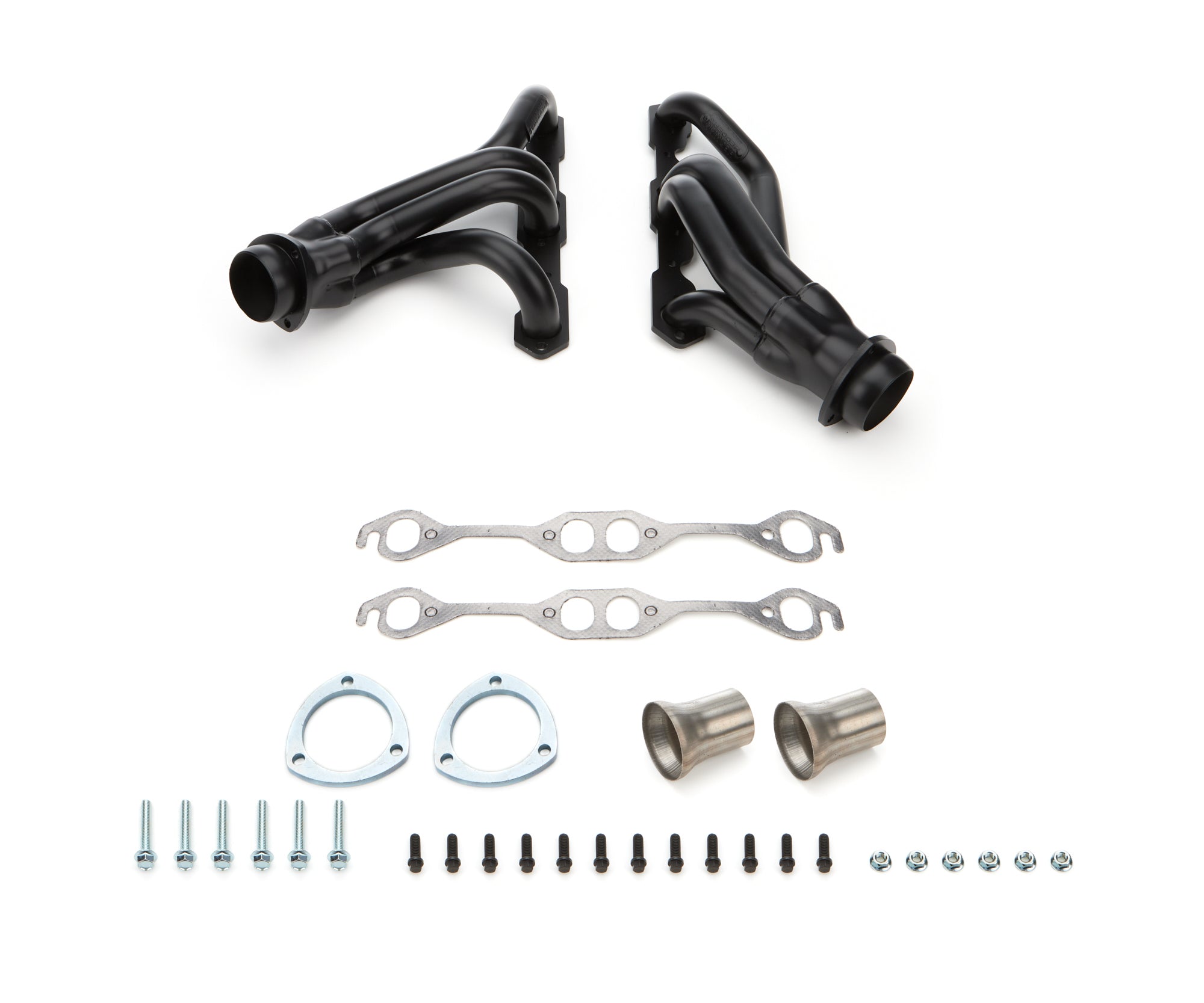 Black Maxx Headers 67-87 GM P/U SBC Headers Hedman Hedders