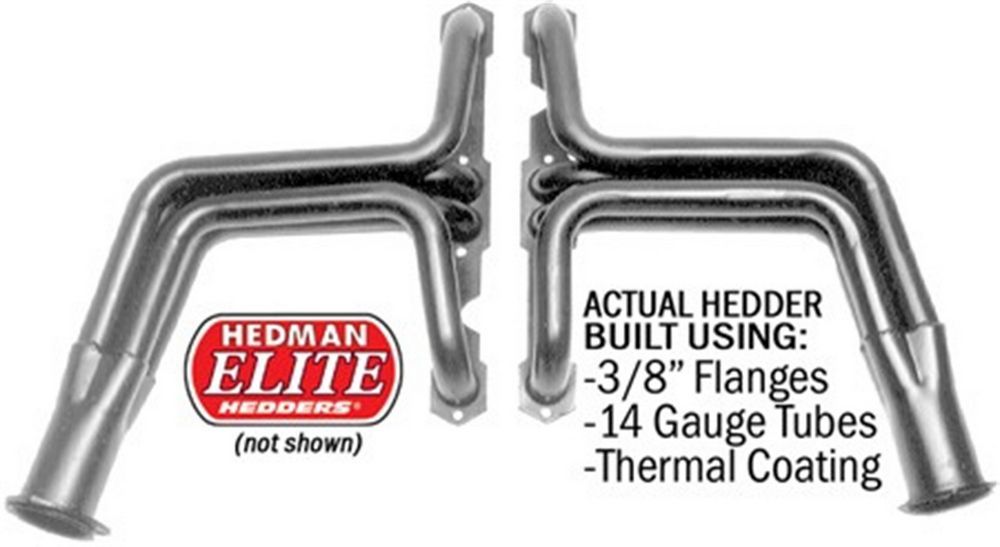 SBC Elite Headers - 55-65 Truck 2WD Headers Hedman Hedders