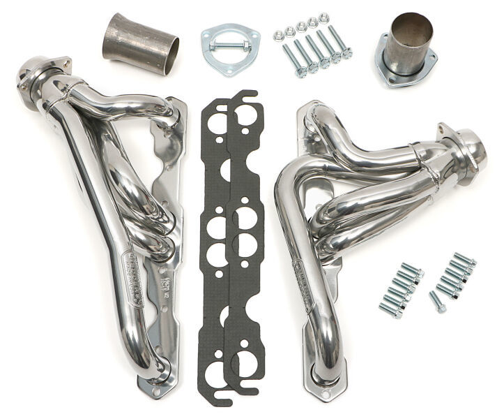 Coated Headers - 72-86 Jeep w/SBC Headers Hedman Hedders