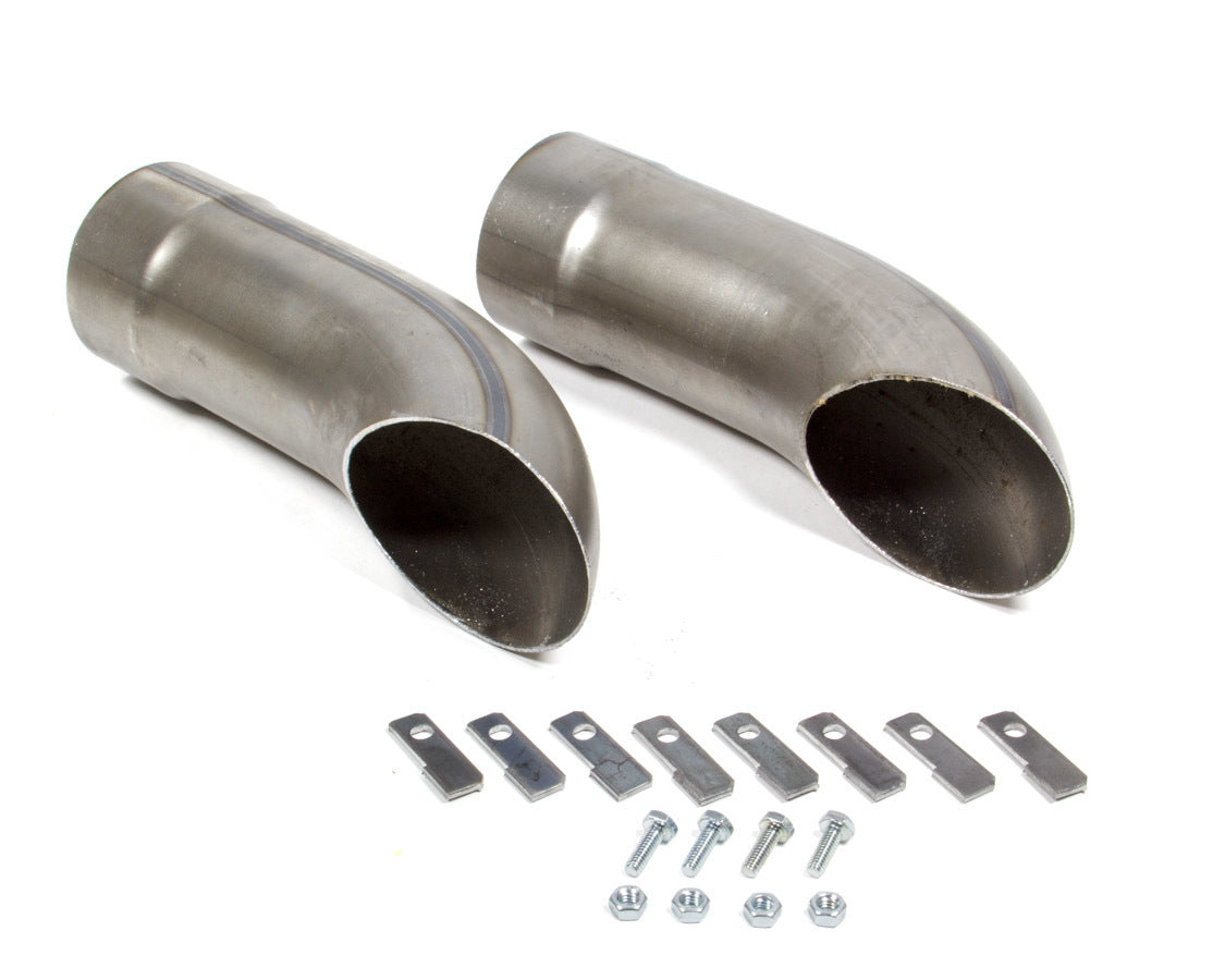 Turn Outs 3.5in Dia Pr Exhaust, Mufflers & Tips Hedman Hedders