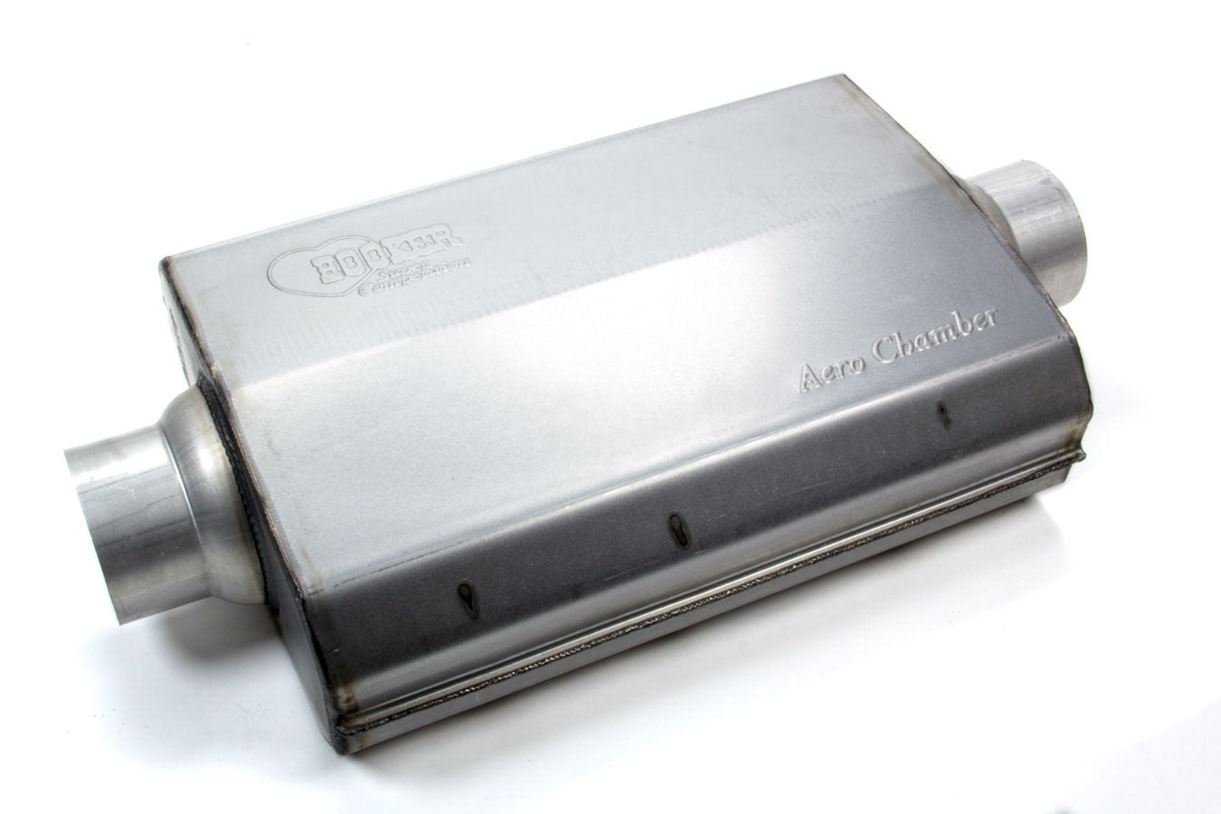 Aero Chamber Muffler 3in Center In/Out Exhaust, Mufflers & Tips Hooker