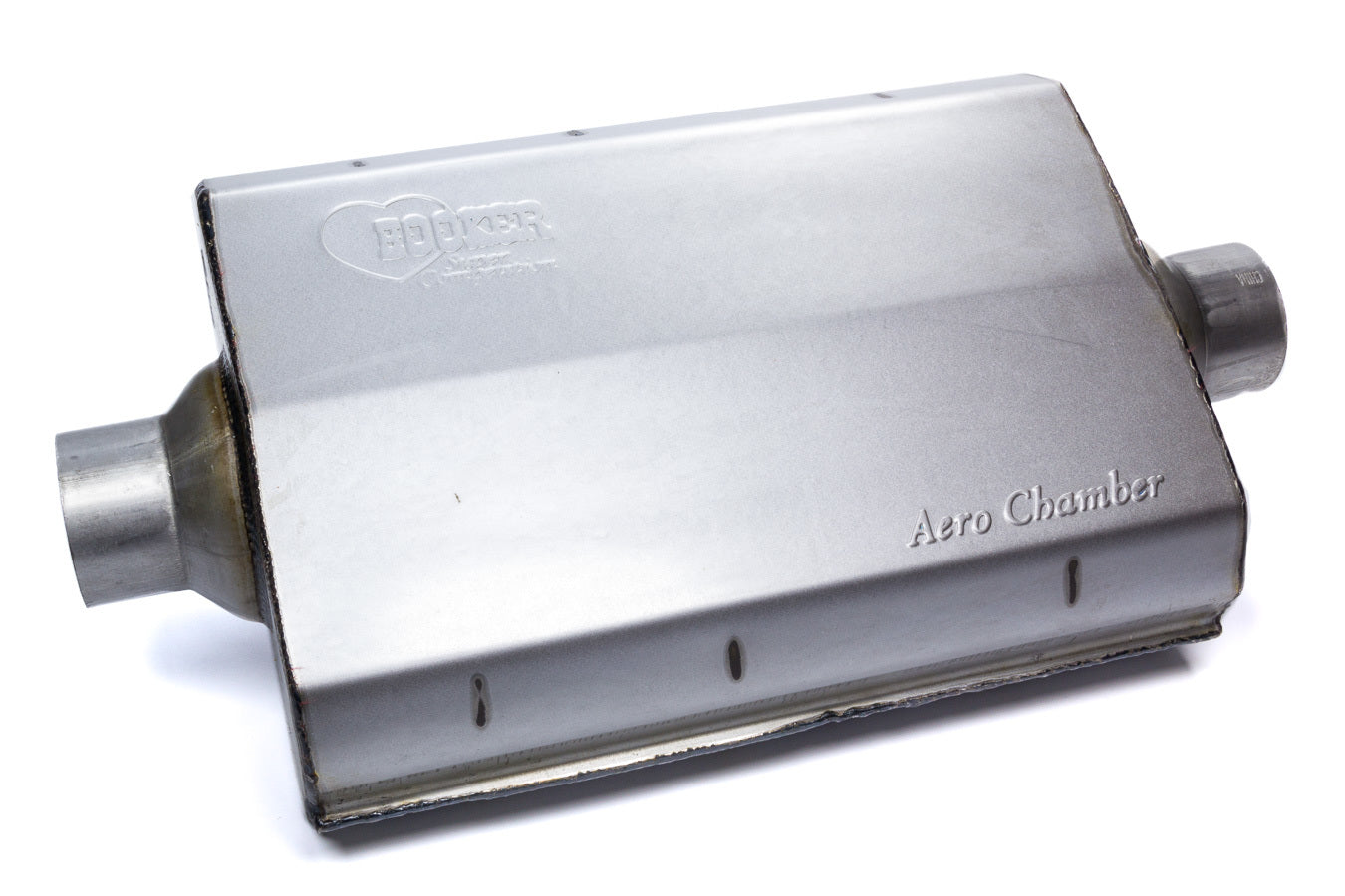 Aero Chambered Muffler - 2.5in Centered In/Out Exhaust, Mufflers & Tips Hooker