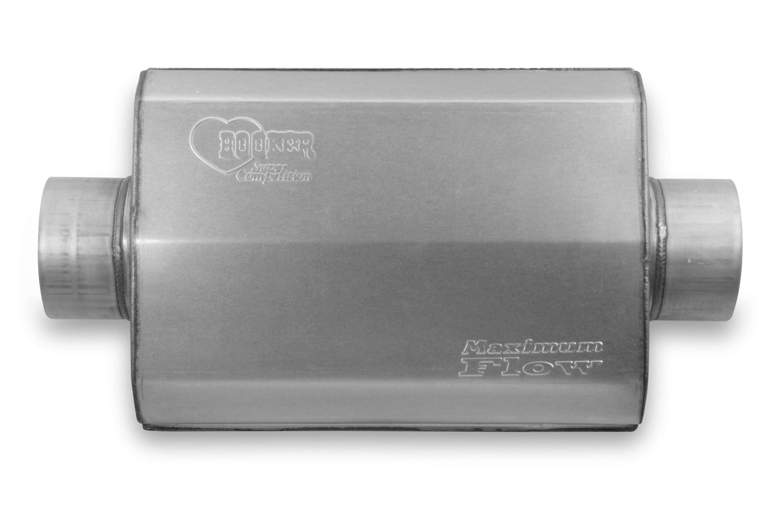Max Flow 4in Muffler Center In Center Out Exhaust, Mufflers & Tips Hooker