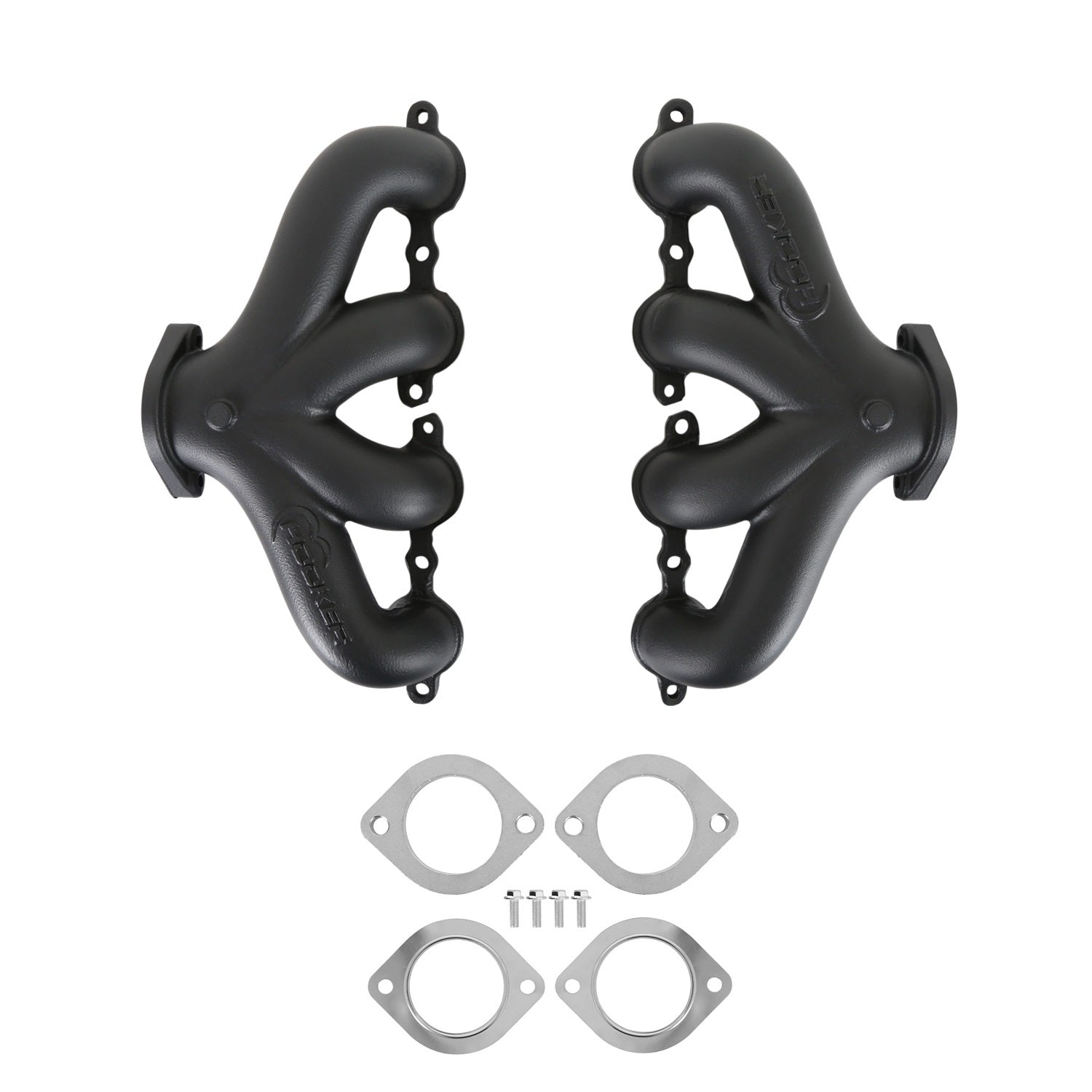 Exhaust Manifold Set GM LS - Center Dump Exhaust, Mufflers & Tips Hooker