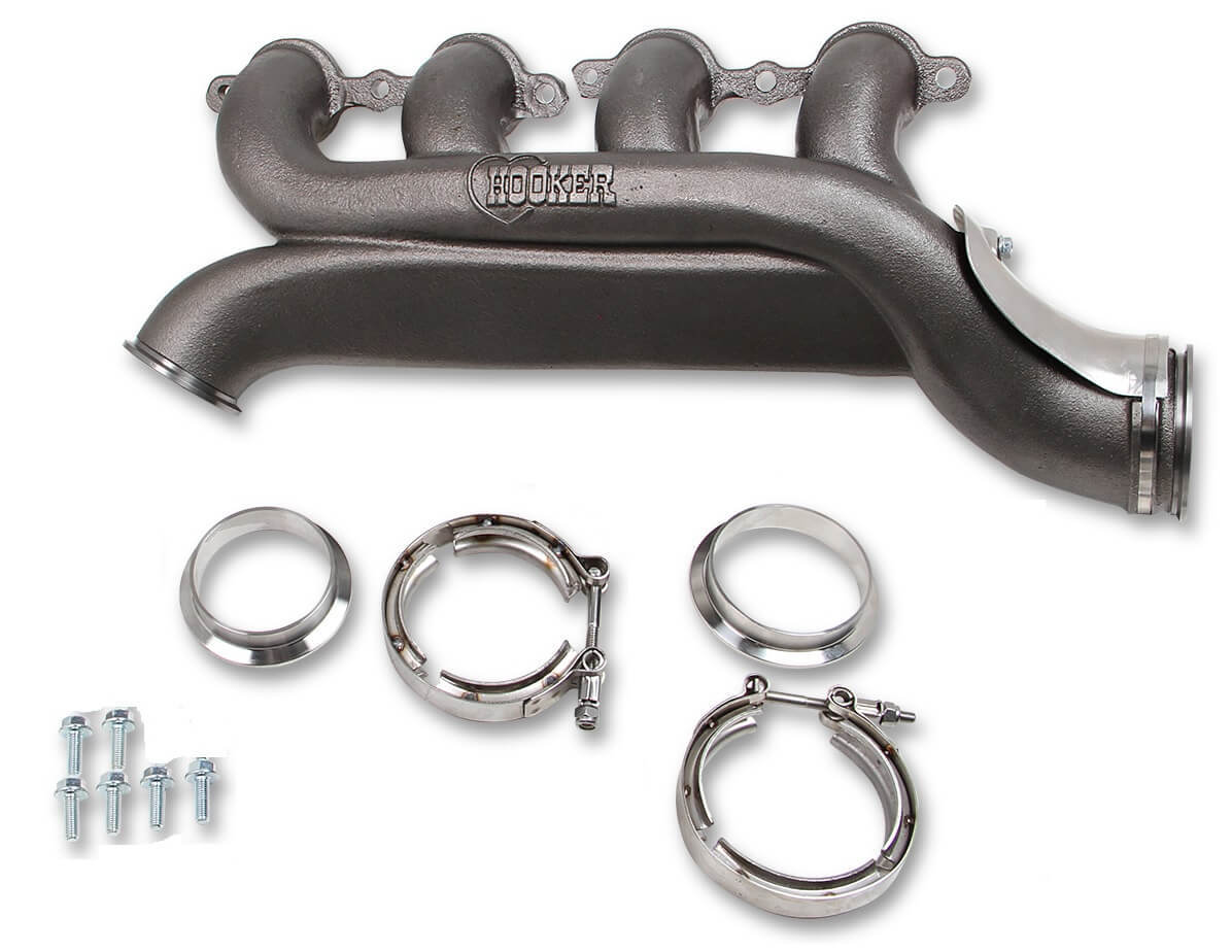 Exhaust Manifold RH LS Turbo w/Clamps Exhaust, Mufflers & Tips Hooker
