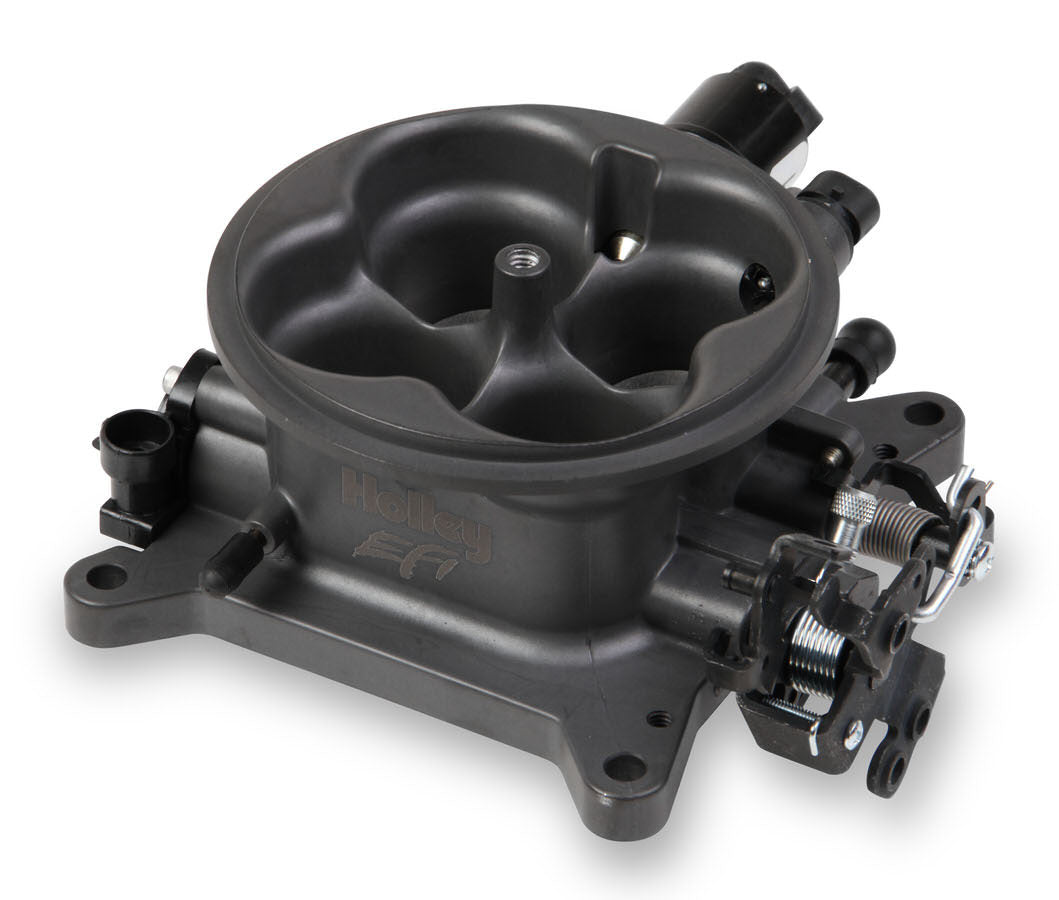MPFI Throttle Body 1000 CFM Hard Core Gray Throttle Bodies Holley