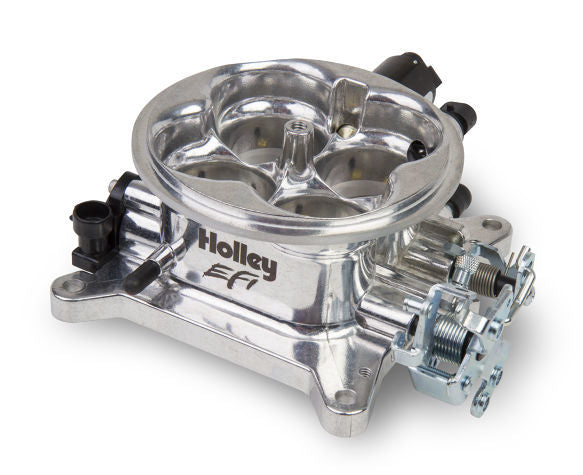 MPFI Throttle Body 1000 CFM Polished Throttle Bodies Holley EFI