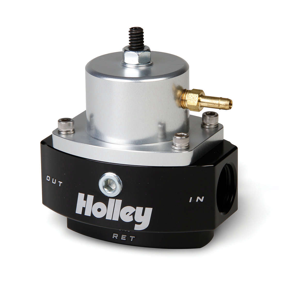 HP Billet Fuel Press. Regulator w/EFI Bypass Fuel Pressure Regulators Holley