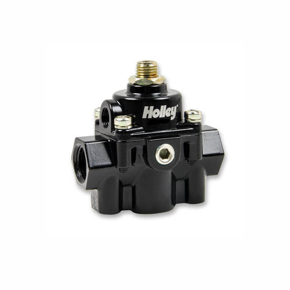 Fuel Pressure Regulator By-Pass Style 6psi Black Fuel Pressure Regulators Holley