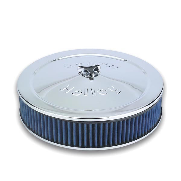 Power Shot Chrome Air Cleaner Assembly Air Cleaner Assemblies and Air Intake Kits Holley