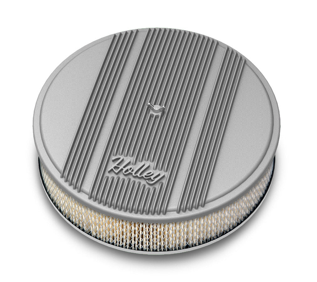 14x3 Die Cast Finned Alm Air Cleaner Raw Air Cleaner Assemblies and Air Intake Kits Holley