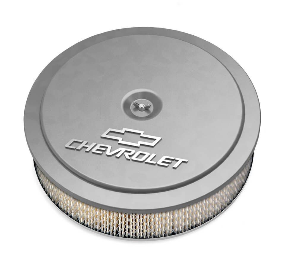 14 x 3 Air Cleaner GM Muscle Series Natural Air Cleaner Assemblies and Air Intake Kits Holley