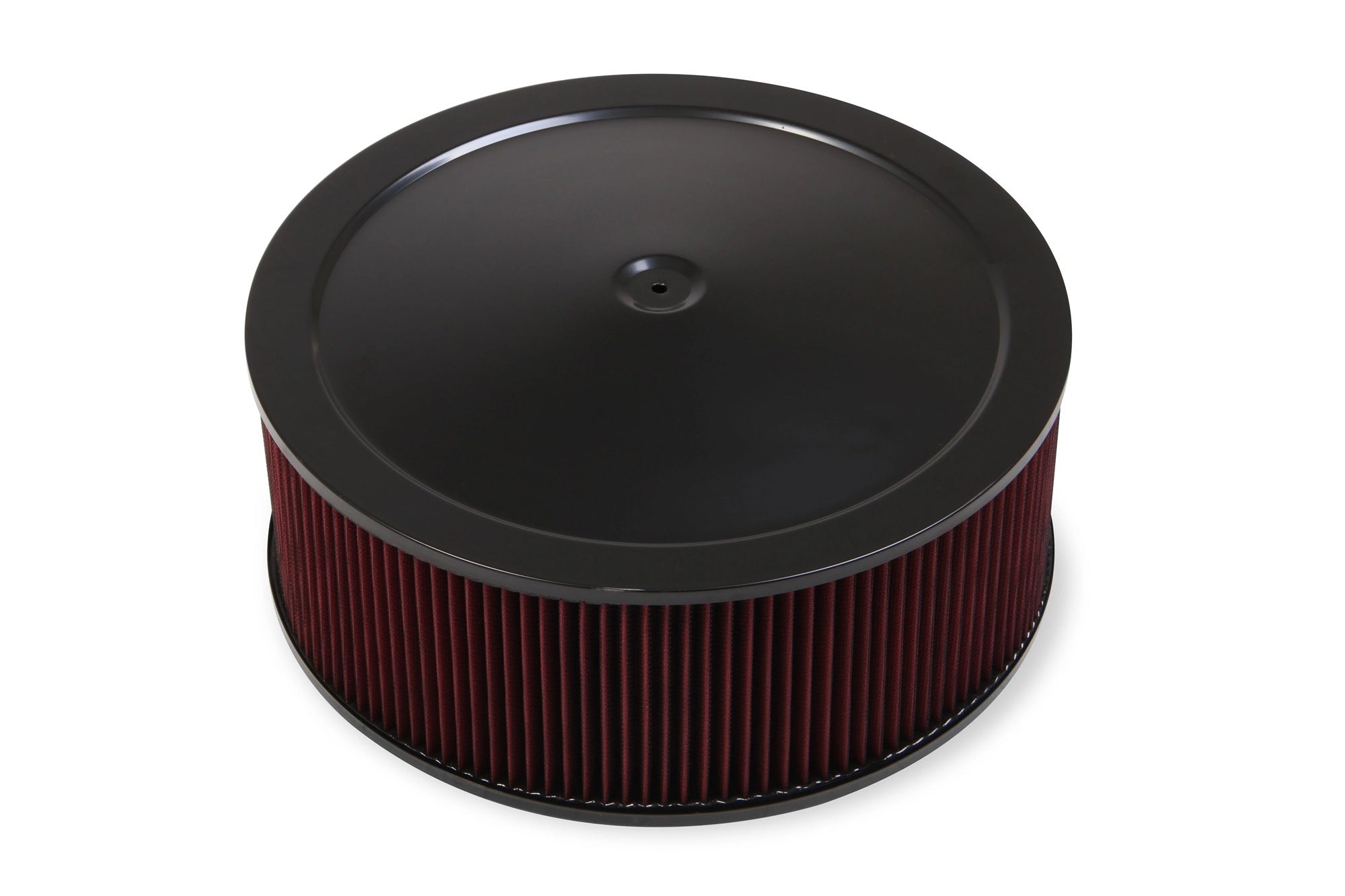 4500 Drop Base Air Cleaner - Black 16x6 Air Cleaner Assemblies and Air Intake Kits Holley