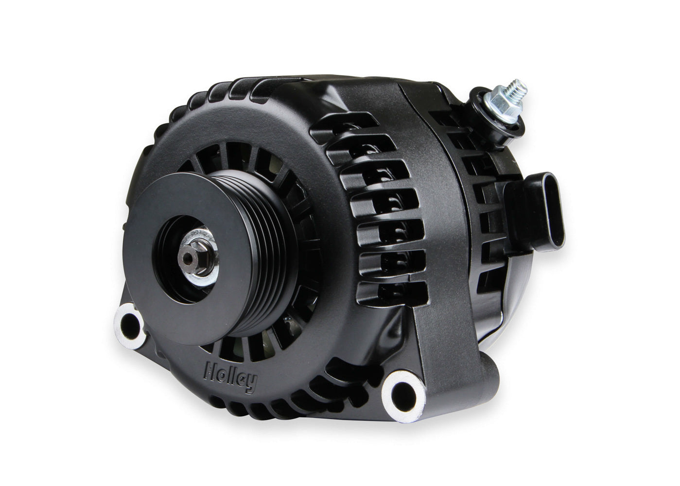Alternator Serpentine GM 150amp 1-Wire Black Alternators/Generators and Components Holley