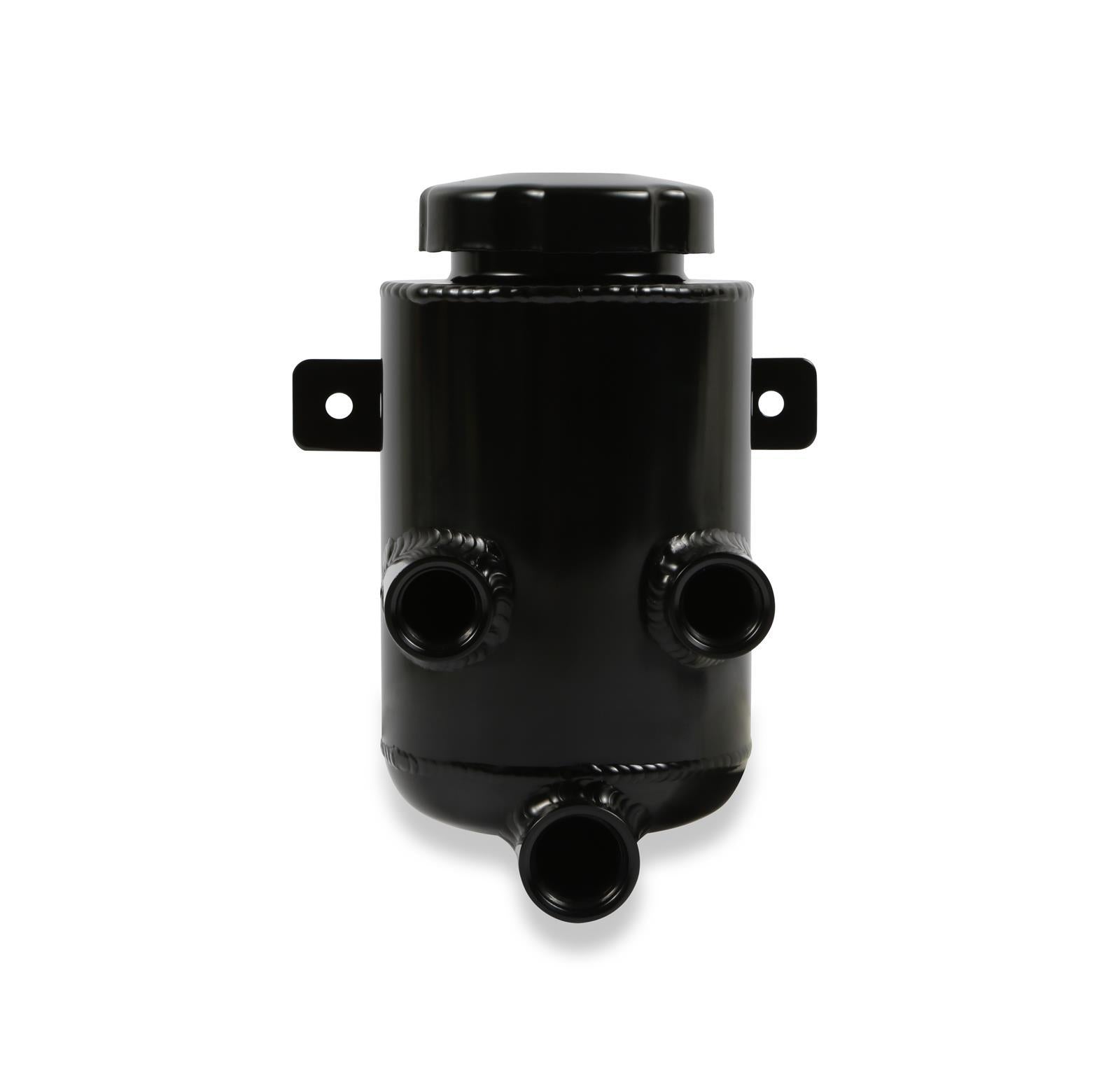 Remote Alm Powersteering Reservoir w/Bracket Power Steering Reservoirs Holley