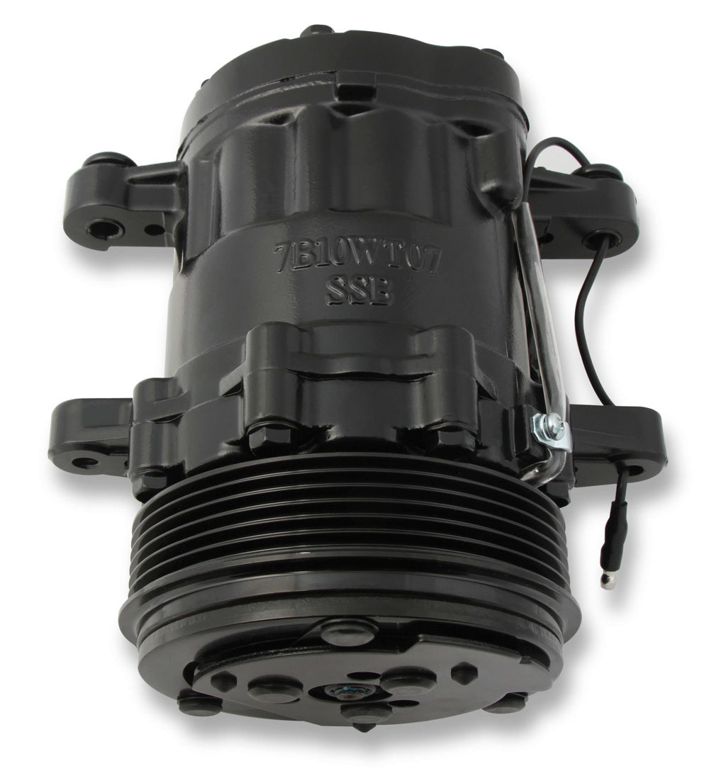AC Compressor Sanden SD7 R-134A Black Air Conditioning Compressors and Components Holley