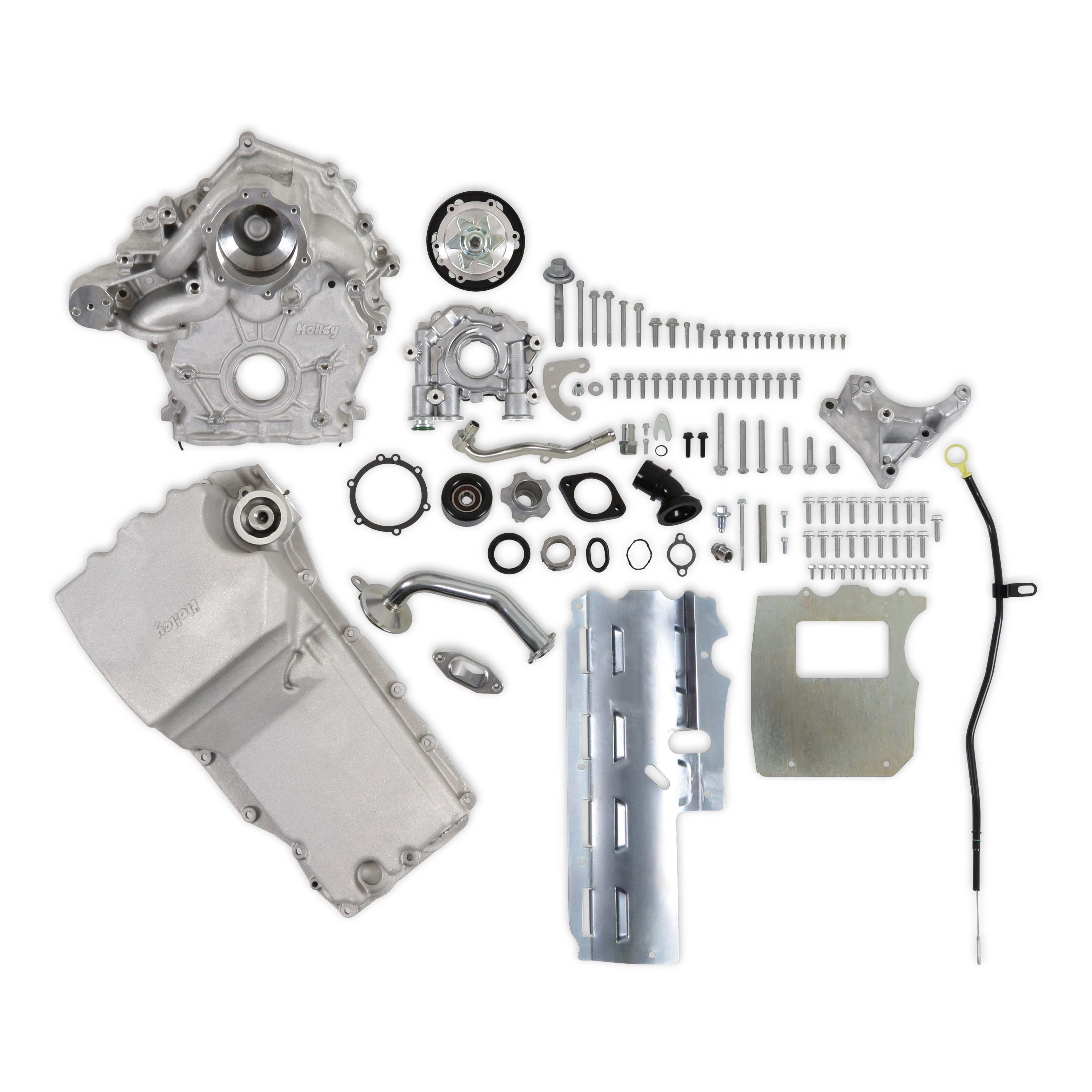 High Mount Acc Drive Kit Ford 7.3L Godzilla Pulley Kits Holley