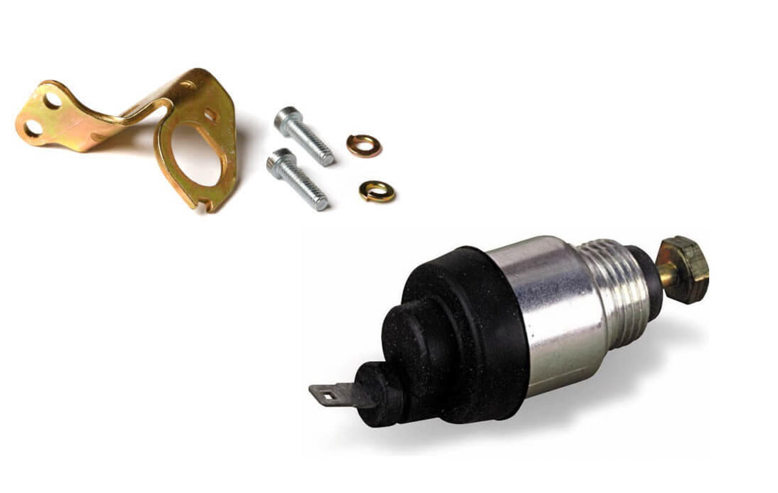 Bracket Kit - Solenoid Idle Up Carburetor Dashpot Brackets Holley