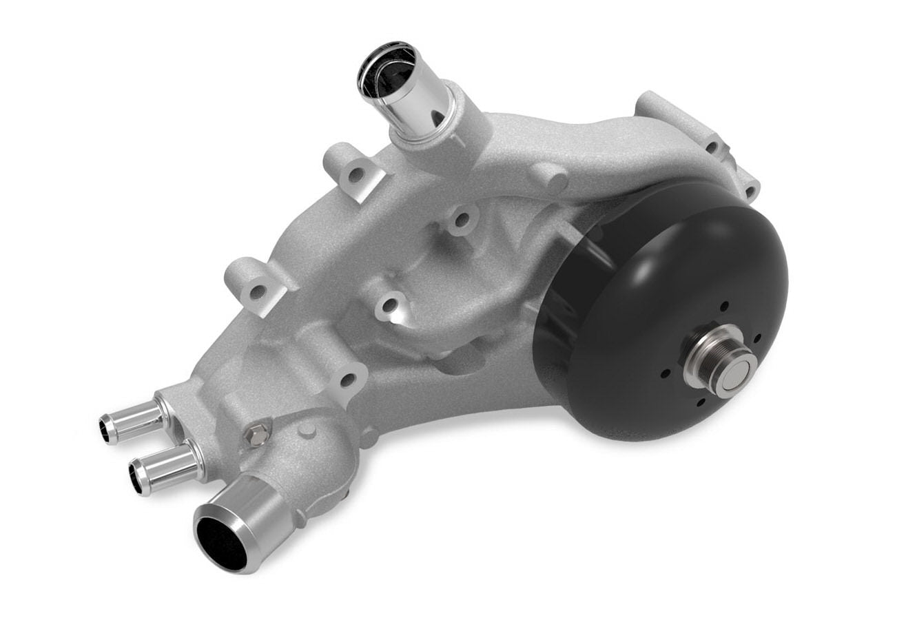 GM LS Water Pump w/ Upward Facing Inlet Water Pumps - Mechanical Holley