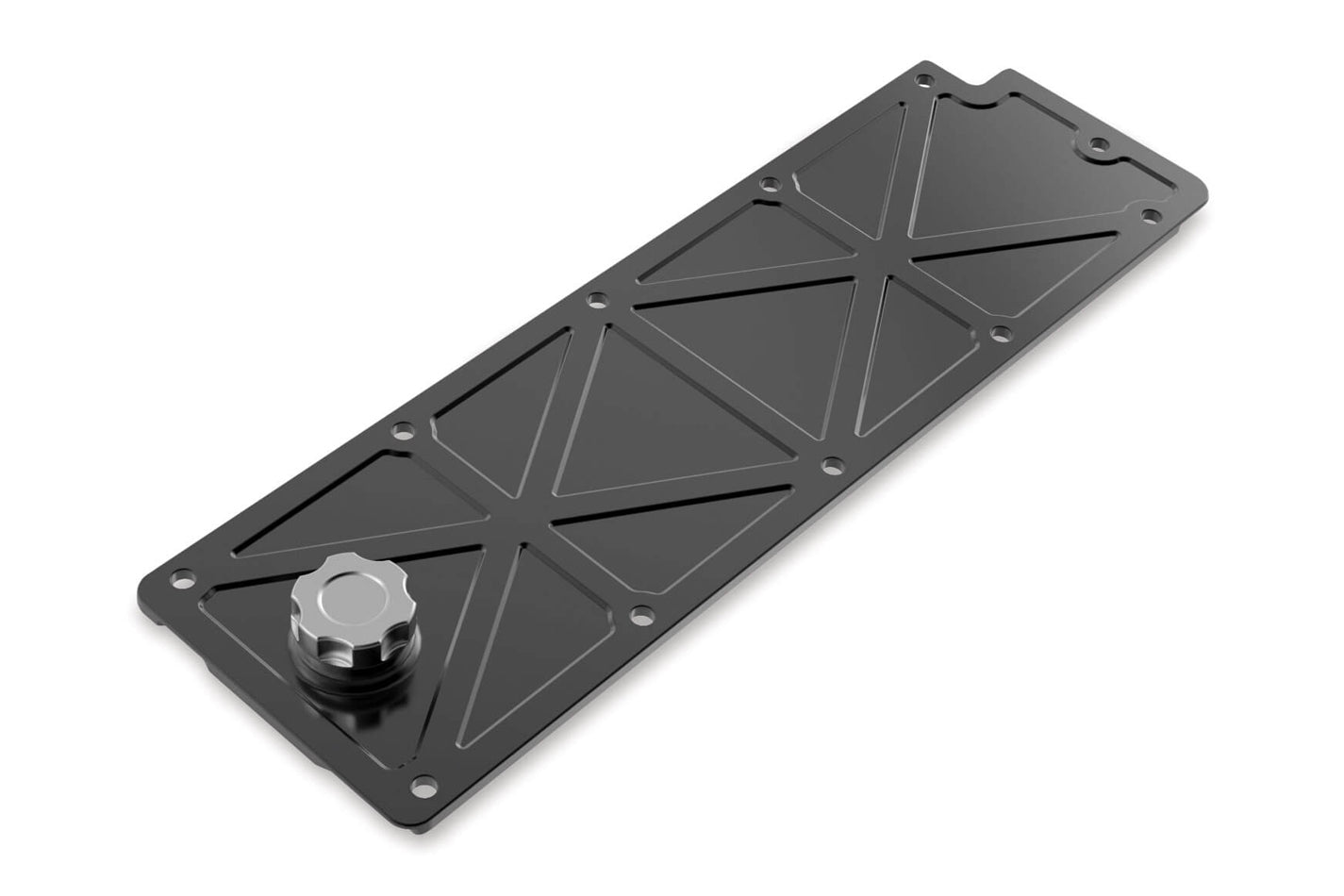 LS Valley Cover w/Oil Fill - Black Intake Valley Covers Holley