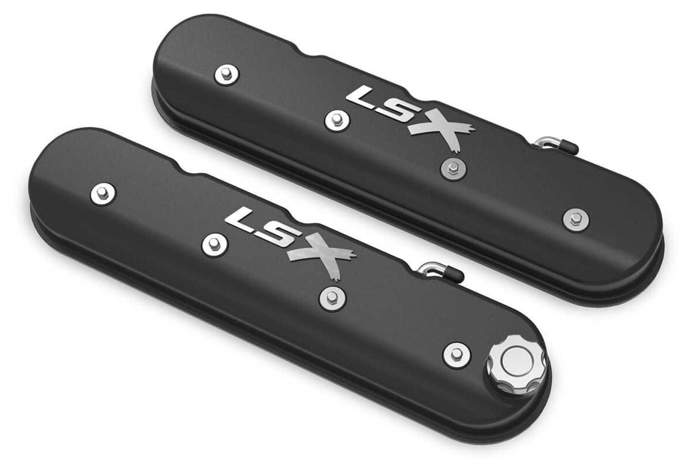 LS Series Valve Covers w/LSX Logo Valve Covers Holley