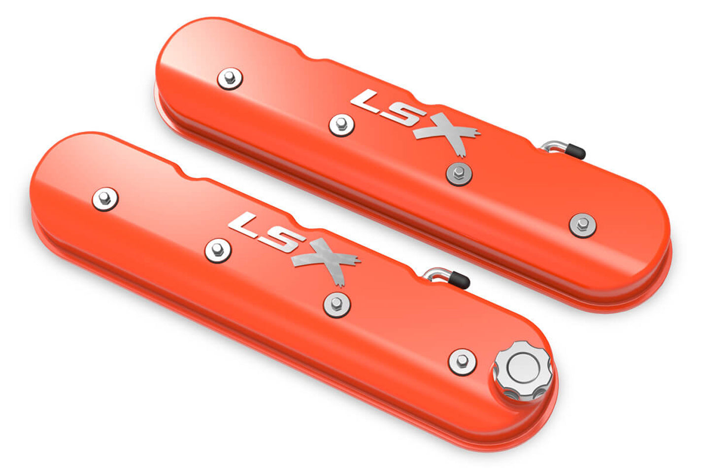LS Series Valve Covers w/LSX Logo Valve Covers Holley