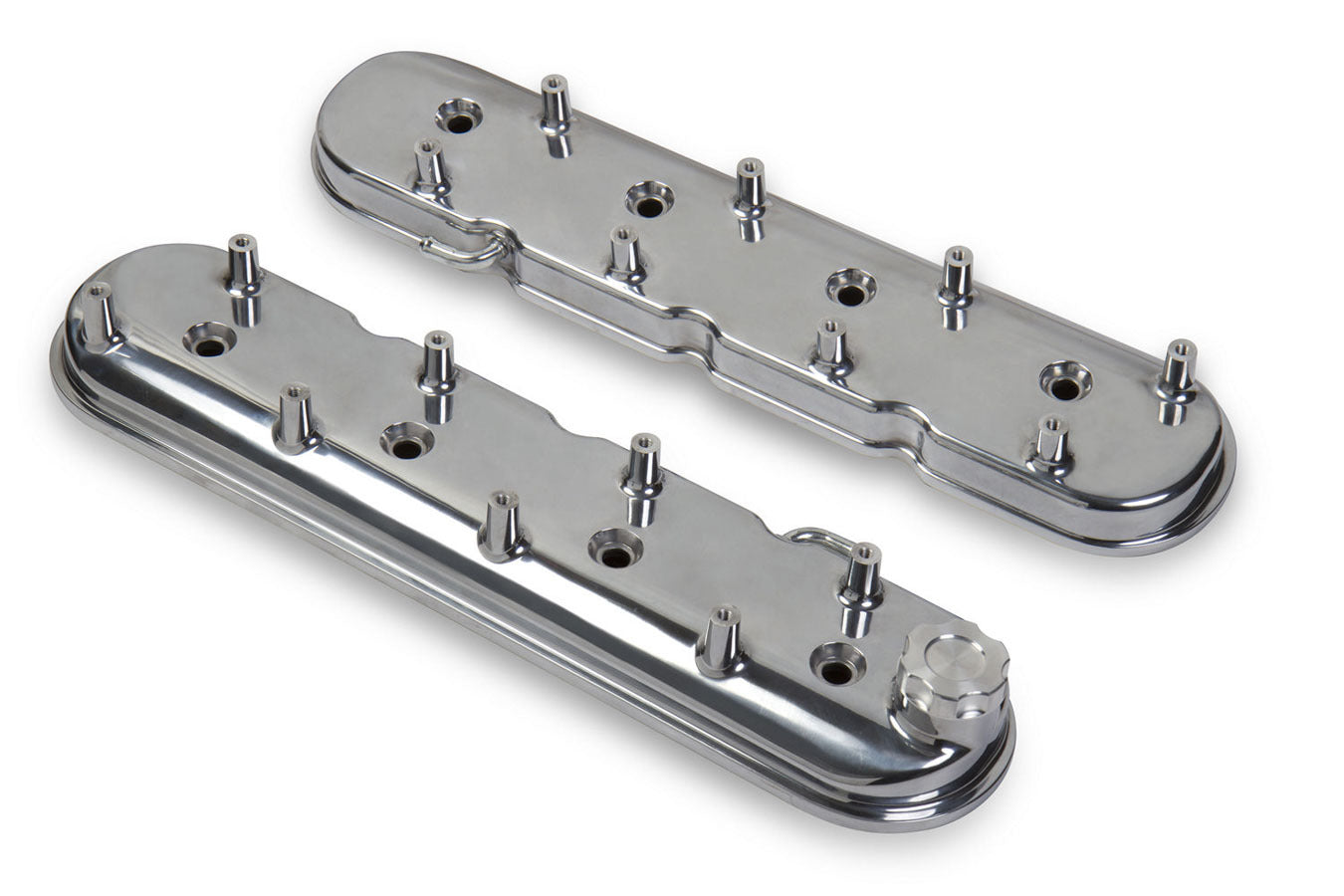 GM LS1 Valve Cover Set - Polished Valve Covers Holley