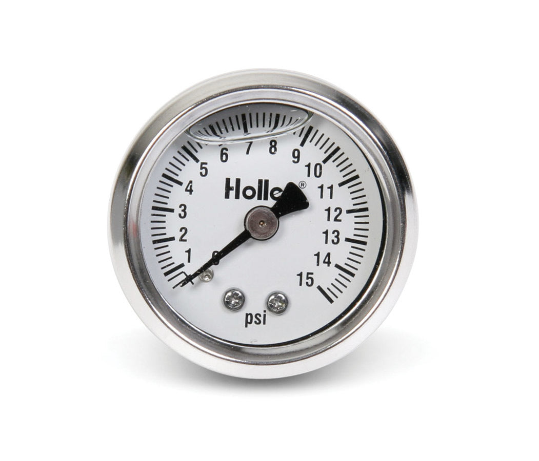 0-15 Psi Fuel Press Gaug Analog Gauges Holley