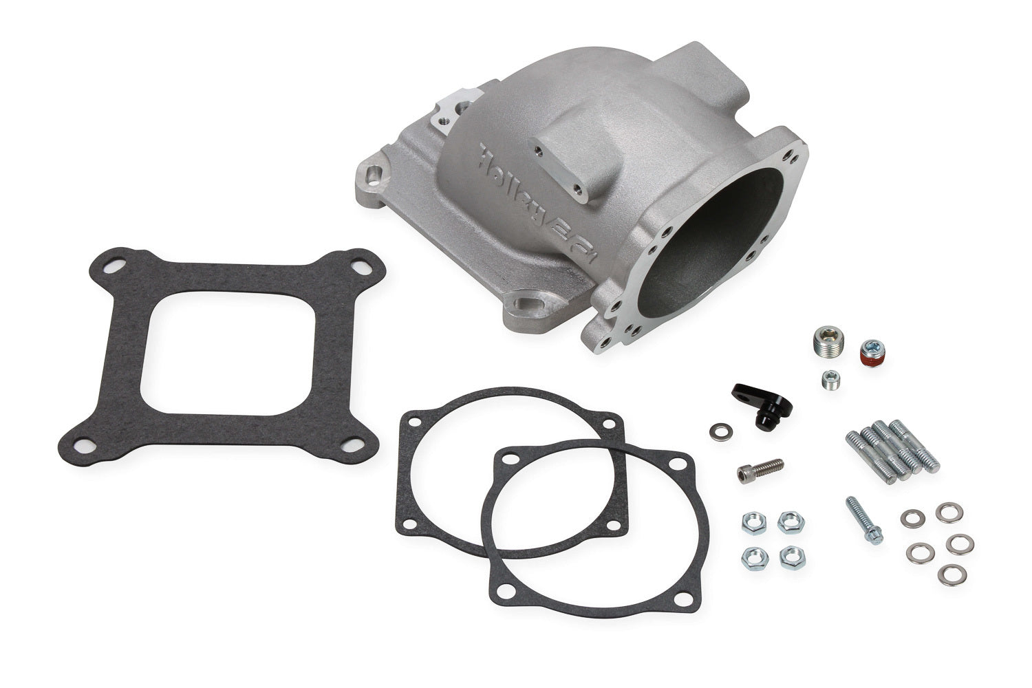 EFI Throttle Body Intake Elbow w/4150 Flange Air Intake Inlet Tubes, Elbows, and Components Holley EFI